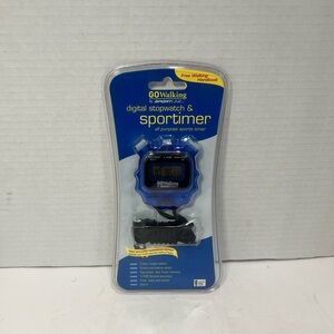 GO Walking Blue Digital Stopwatch & Sport Timer